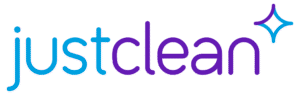 Just Clean home car wash service logo in Riyadh.
